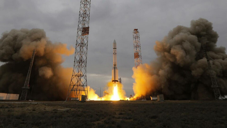 Bild från en raketuppskjutning i Kazakstan 2016, som var en del av det tidigare rymdprojektet Exomars 2016. Foto: Dmitri Lovetsky Bild från en raketuppskjutning i Kazakstan 2016, som var en del av det tidigare rymdprojektet Exomars 2016. Foto: Dmitri Lovetsky