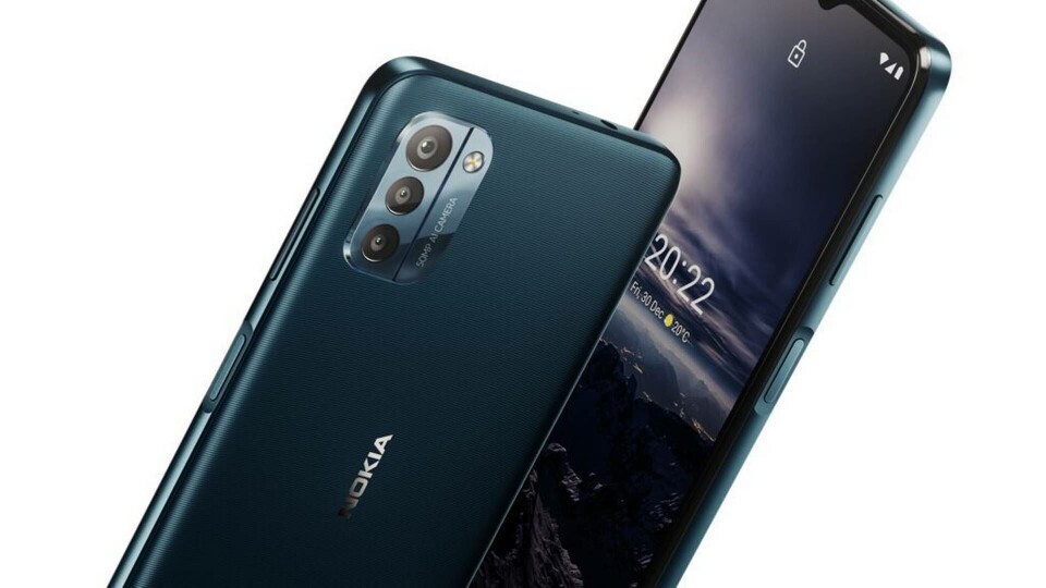 Nokia G21 har upp till tre dygns batteritid. Foto: HMD Global Nokia G21 har upp till tre dygns batteritid. Foto: HMD Global