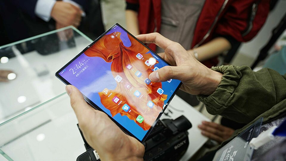 Huawei Mate X, kan nå marknaden tidigast i slutet på året. Foto: Imaginechina