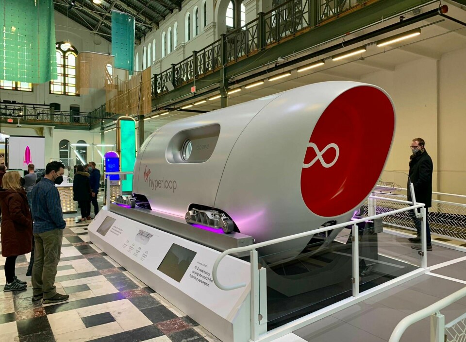 I samband med skiftet från resenärer till gods säger Virgin Hyperloop upp nära hälften av sina anställda. Foto: APK/Wikipedia