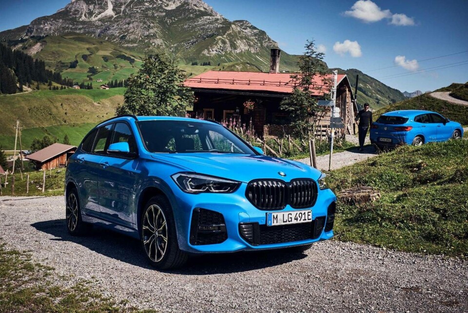 Båda bilarna kommer att finnas ute i handeln senare under året – först X1:an följt att X2:an. Foto: BMW Båda bilarna kommer att finnas ute i handeln senare under året – först X1:an följt att X2:an. Foto: BMW
