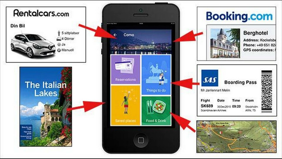 Google Trips är en app där all information och alla dokument som behövs under resan kan sparas och användas offline. Google Trips är en app där all information och alla dokument som behövs under resan kan sparas och användas offline.