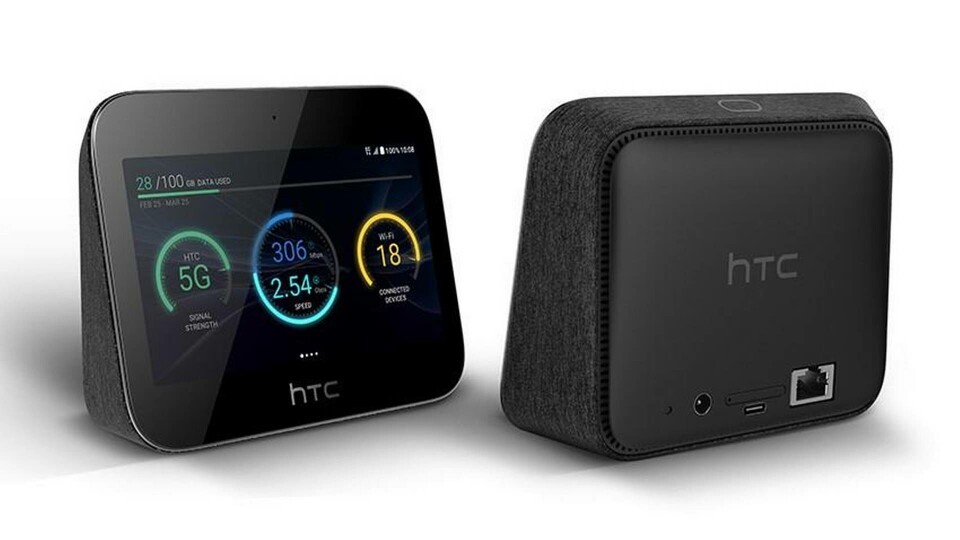 HTC 5g Hub är en av de första kompletta konsumentlösningarna för mobilt bredband via 5g-nätet. Foto: HTC HTC 5g Hub är en av de första kompletta konsumentlösningarna för mobilt bredband via 5g-nätet. Foto: HTC