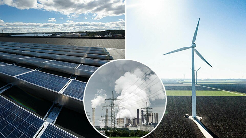Förra året ökade växthusutsläppen i energisektorn, enligt IEA. Trots ökning av sol- och vindkraft. Foto: TT