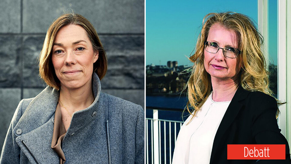 Från vänster: Pernilla Winnhed, vd Energiföretagen Sverige och Maria Malmkvist, vd Energigas Sverige. Från vänster: Pernilla Winnhed, vd Energiföretagen Sverige och Maria Malmkvist, vd Energigas Sverige.