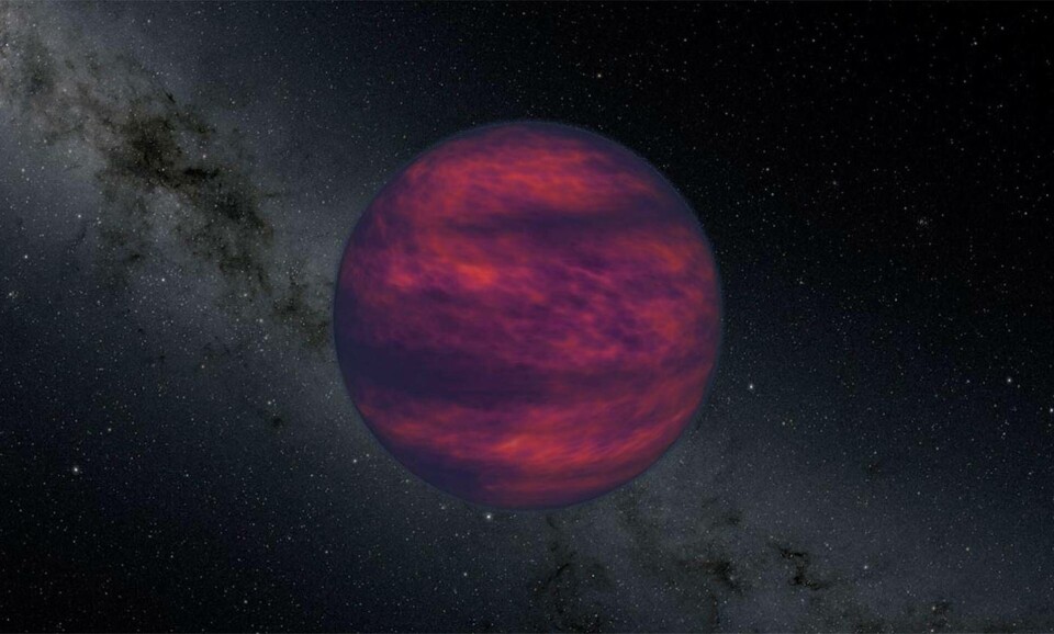 Nasa-illustration av brun dvärg. Foto: NASA/JPL-Caltech Nasa-illustration av brun dvärg. Foto: NASA/JPL-Caltech