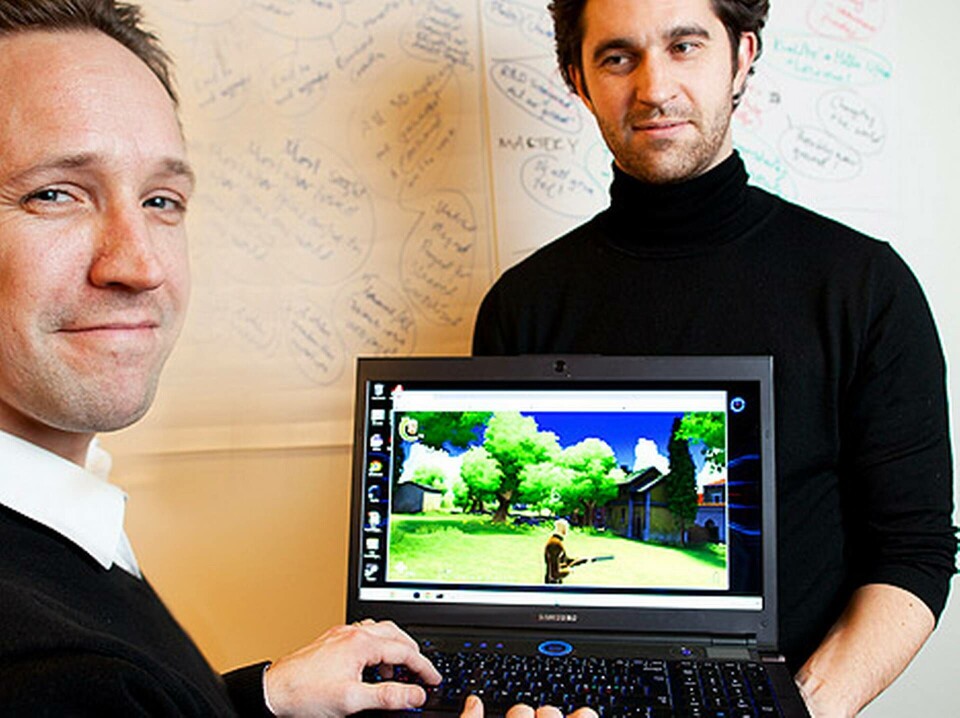 Goo Technologies teknikchef Rikard Herlitz har utvecklat grafikmotorer i åtta år. ”Det är spelindustrin som driver utvecklingen hårdast och som har störst direkt nytta av vår teknik”, säger Goo Technologies vd Ola de Freitas. Foto: Michael Melanson Goo Technologies teknikchef Rikard Herlitz har utvecklat grafikmotorer i åtta år. ”Det är spelindustrin som driver utvecklingen hårdast och som har störst direkt nytta av vår teknik”, säger Goo Technologies vd Ola de Freitas. Foto: Michael Melanson