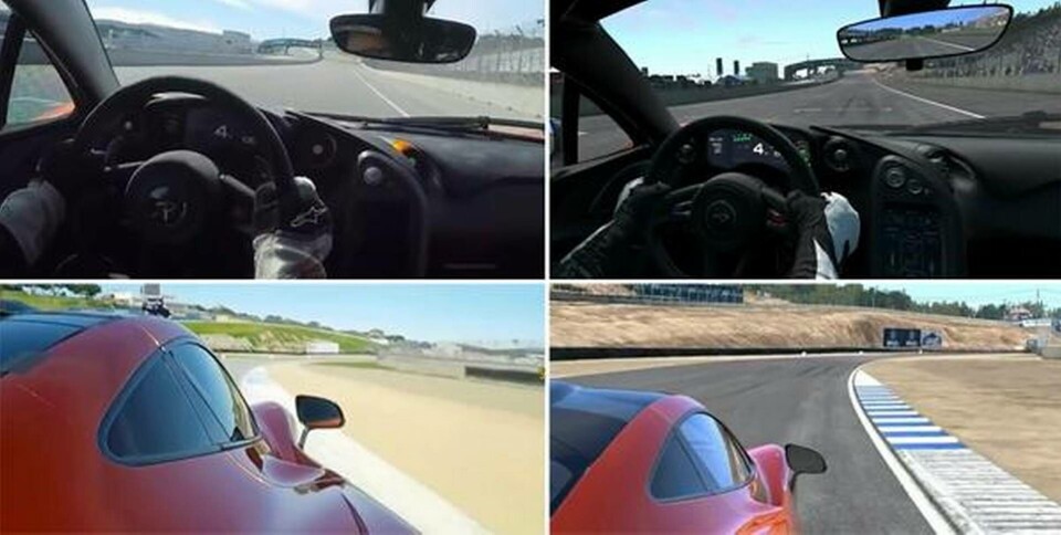 Racingspelet Project Cars jämfört med ett verkligt lopp. Foto: Abgefahren Racingspelet Project Cars jämfört med ett verkligt lopp. Foto: Abgefahren