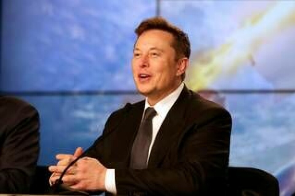 Spacex vd Elon Musk. Foto: John Raoux