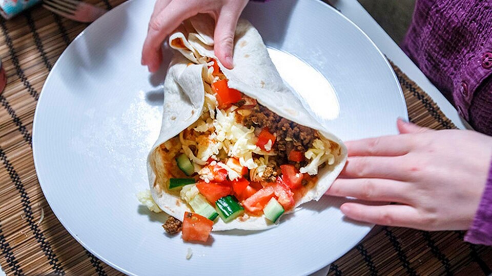 Tacos är gott, men innebär också en hel del plastförbrukning. Foto: Gorm Kallestad / NTB scanpix / TT Tacos är gott, men innebär också en hel del plastförbrukning. Foto: Gorm Kallestad / NTB scanpix / TT