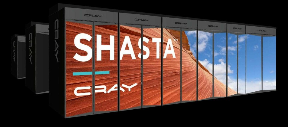 Superdatorn Shasta. Foto: Cray