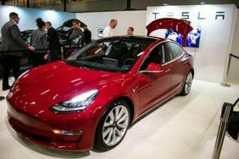Tesla Model 3. Foto: Johan Kristensson