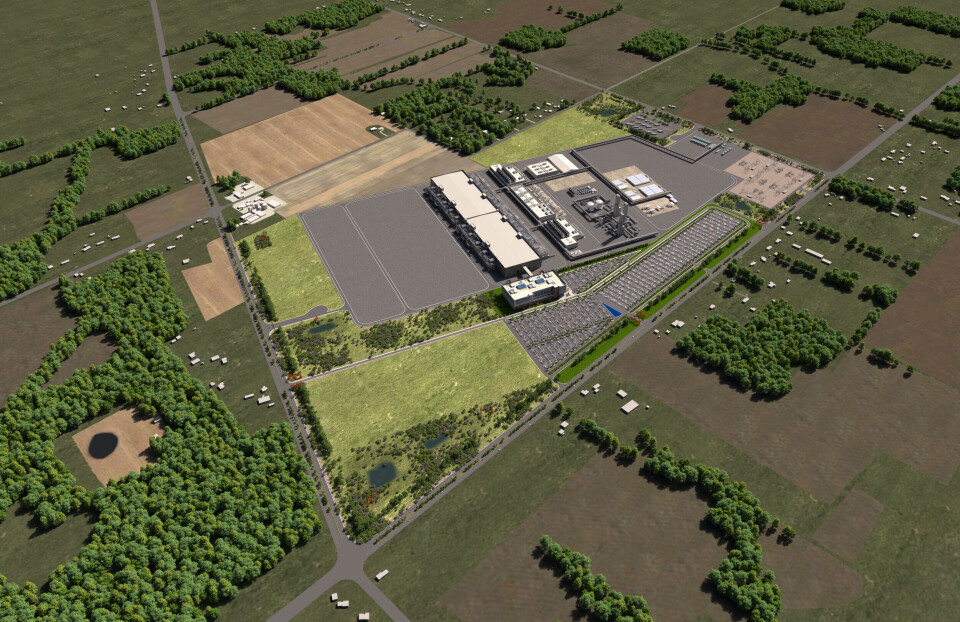 En rendering av anläggningen i Ohio Foto: Intel En rendering av anläggningen i Ohio Foto: Intel