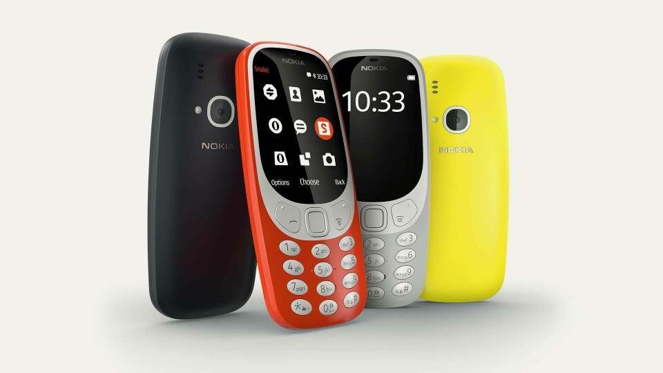 Nokia 3310 i nytt utförande. Foto: HMD Global