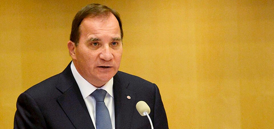 Stefan Löfven presenterade bland annat Åsa Romson som miljöminister och att ett nytt innovationsråd kommer att inrättas. Foto: TT Stefan Löfven presenterade bland annat Åsa Romson som miljöminister och att ett nytt innovationsråd kommer att inrättas. Foto: TT