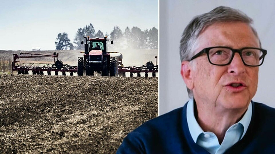 En gång i tiden grundande Bill Gates Microsoft. Numera är han storägare av jordbruksmark, vilket har gett honom epitetet 'Bonden Bill'. Foto: TT
