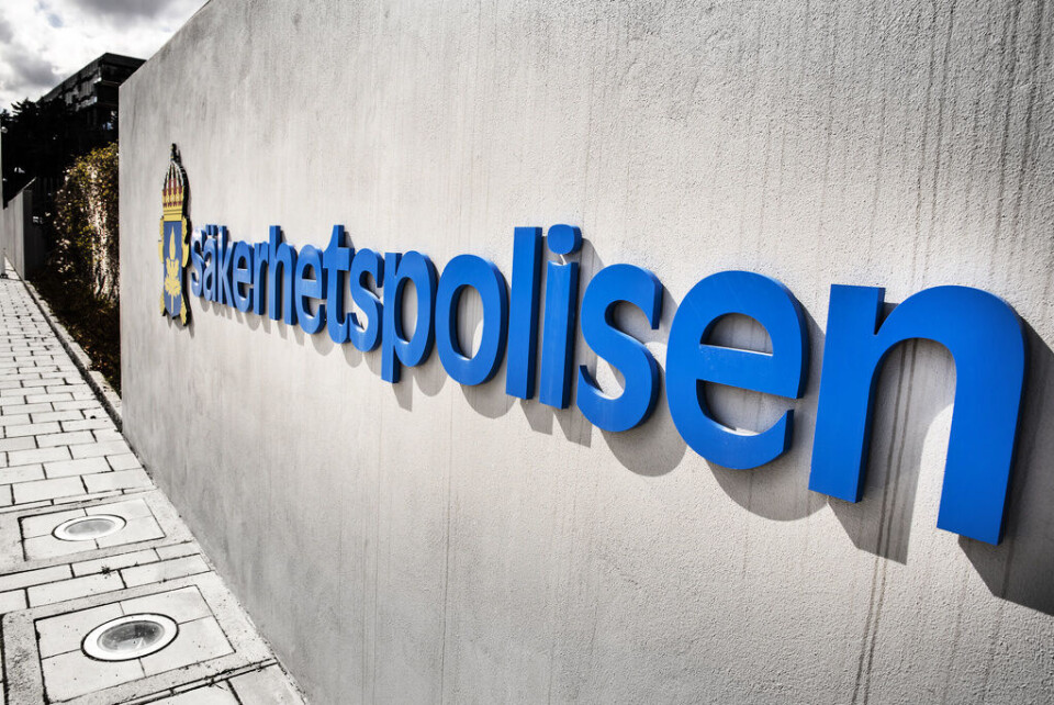 Säkerhetspolisen, Säpo, på Bolstomtavägen i Solna. Foto: Tomas Oneborg/SvD/TT Säkerhetspolisen, Säpo, på Bolstomtavägen i Solna. Foto: Tomas Oneborg/SvD/TT