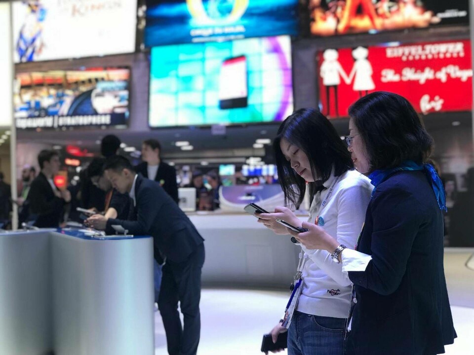 Några av de 107 000 besökare som närvarade på årets Mobile World Congress. Några av de 107 000 besökare som närvarade på årets Mobile World Congress.