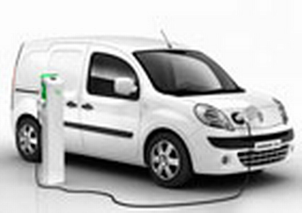 Renaults nya elbil Kangoo säljs med hyrbatteri - och Renault kommer att övervaka statusen på batteriet. Foto: Renault Renaults nya elbil Kangoo säljs med hyrbatteri - och Renault kommer att övervaka statusen på batteriet. Foto: Renault