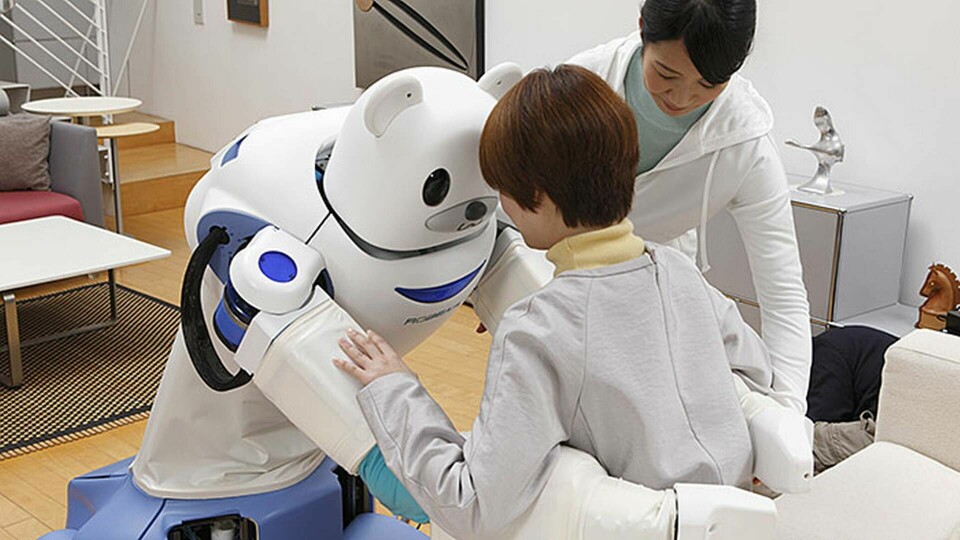 Roboten Robear kan hjälpa till i vården. Foto: Riken/REX/All Over Press Foto: Riken/REX / All Over Press