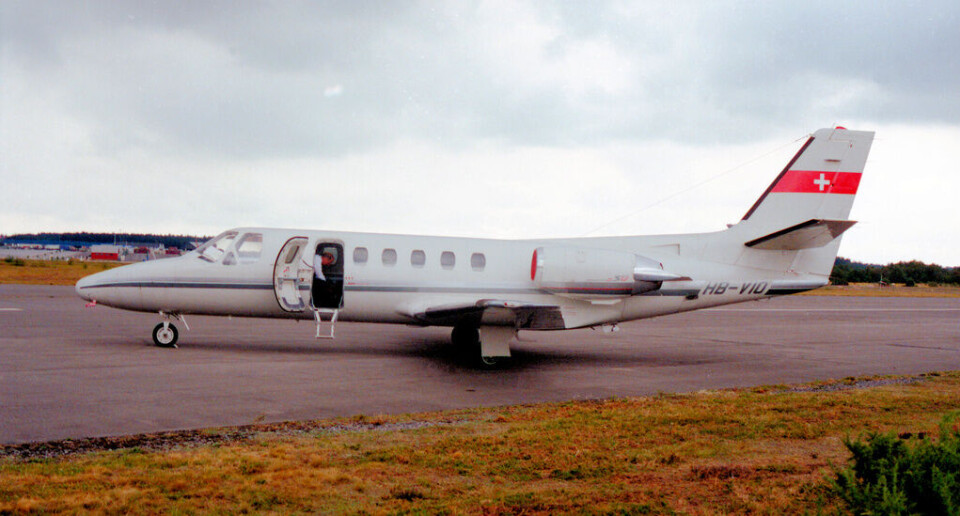 Olycksplanet är av samma modell som det på bilden. Arkivbild. Foto: The Peter Butt Aviation Collection/TT Olycksplanet är av samma modell som det på bilden. Arkivbild. Foto: The Peter Butt Aviation Collection/TT