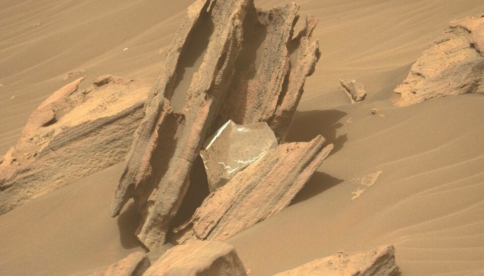 Nasa har identifierat skräpet som resterna av ett värmeskydd. Foto: Nasa Nasa har identifierat skräpet som resterna av ett värmeskydd. Foto: Nasa
