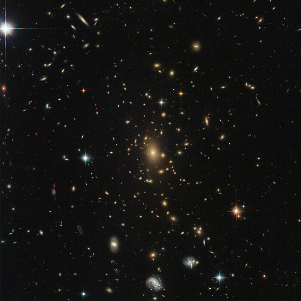 Bild tagen av Hubble-teleskopet. Foto: ESA / Eyevine / IBL