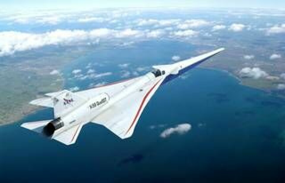 Här syns det färdiga flygplanet i en rendering. Foto: Lockheed Martin
