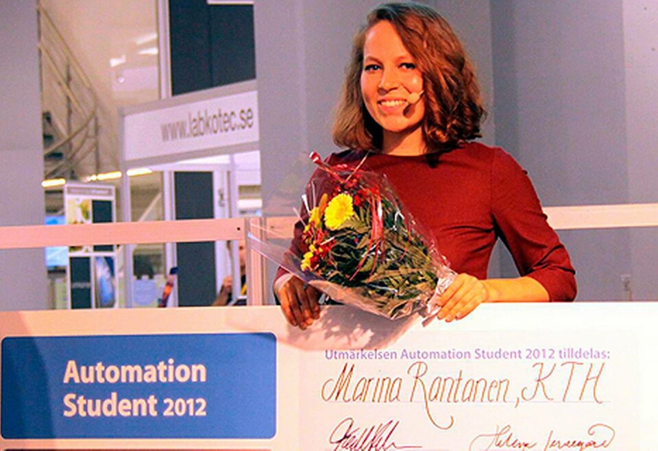 Marina Rantanen vann Automation Student för ett år sedan. Nu har hon fått ett riktigt drömjobb: Att utveckla robotik för rymden. Marina Rantanen vann Automation Student för ett år sedan. Nu har hon fått ett riktigt drömjobb: Att utveckla robotik för rymden.