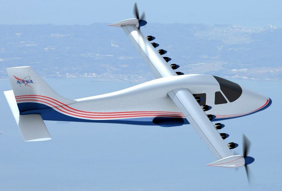 Nasas koncept X-57 Maxwell. Foto: Nasa Nasas koncept X-57 Maxwell. Foto: Nasa
