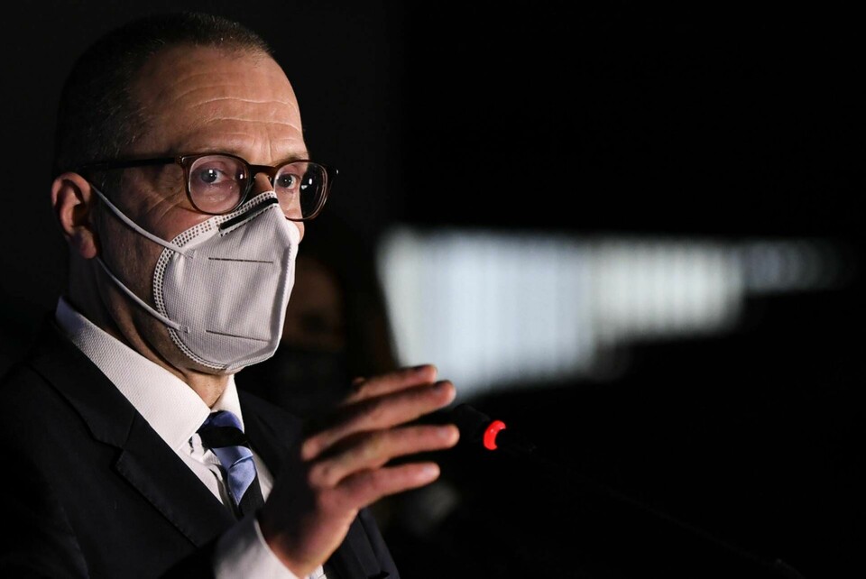 Världshälsoorganisationens Europachef Hans Kluge. Arkivbild. Foto: Andreea Alexandru/AP/TT