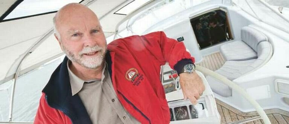 Ombord på Sorcerer II har Craig Venter bedrivit en världsomspännande provtagningsexpedition sedan 2003. Nyligen besökte han Stockholm. Foto: Fredrik Stehn