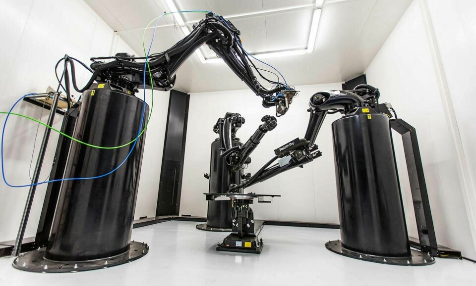 ”Det är gigantiska fasta maskiner som ser imponerande ut”, Tim Ellis, Relativity Space grundare. Foto: Relativity Space
