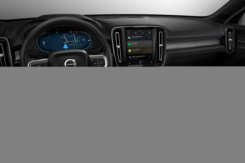 Volvo inför ett nytt infontainmentsystem, baserat på Googles Android. Foto: Volvo Cars