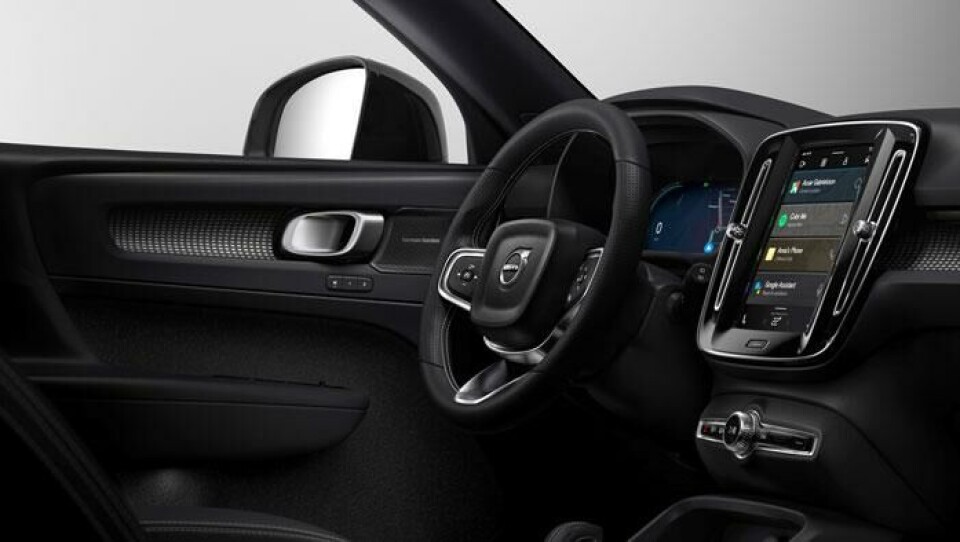 Interiör XC40 P8 Recharge. Foto: Volvo Cars Interiör XC40 P8 Recharge. Foto: Volvo Cars