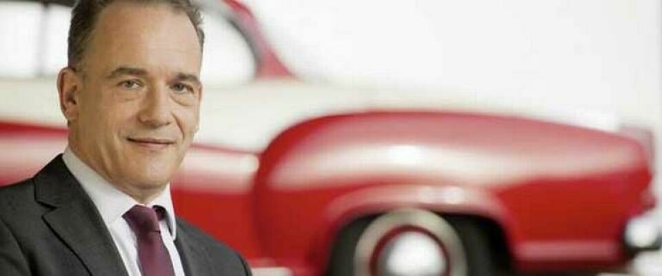 Christian Borgward, tredje generationen Borgward, ska få fart på bilmärket igen. Foto: Borgward AG