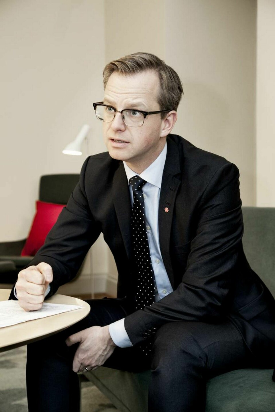 43-årige socialdemokraten Mikael Damberg är sedan valet Sveriges närings- och innovationsminister. Foto: Jörgen Appelgren