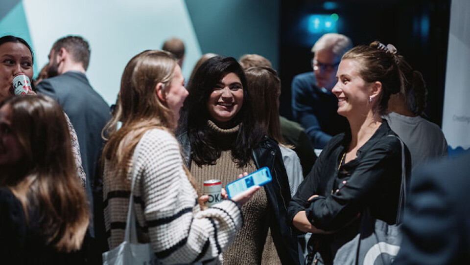 I minglet fick gäster tillfälle att träffa startupbolagen på 33-listan. Foto: Tobias Ohls I minglet fick gäster tillfälle att träffa startupbolagen på 33-listan. Foto: Tobias Ohls