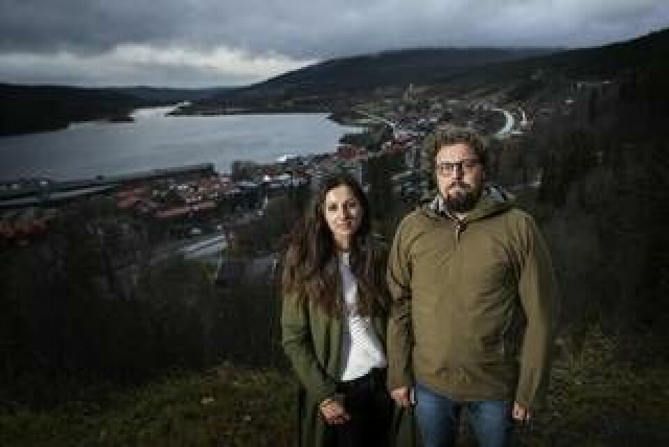 Makarna Gajane Kalatshjan och Vygantas Kirejevas har grundat Åre-bolaget Zero Parallax. Foto: Robert Henriksson