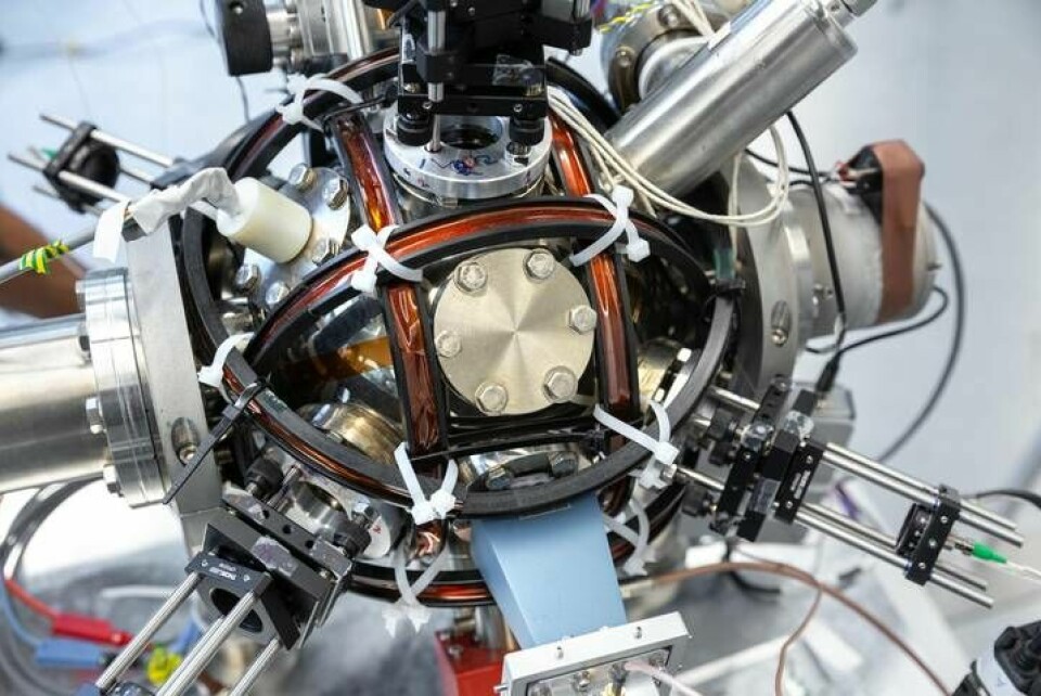Kvantaccelereometern kan ersätta GPS. Foto: Imperial College London