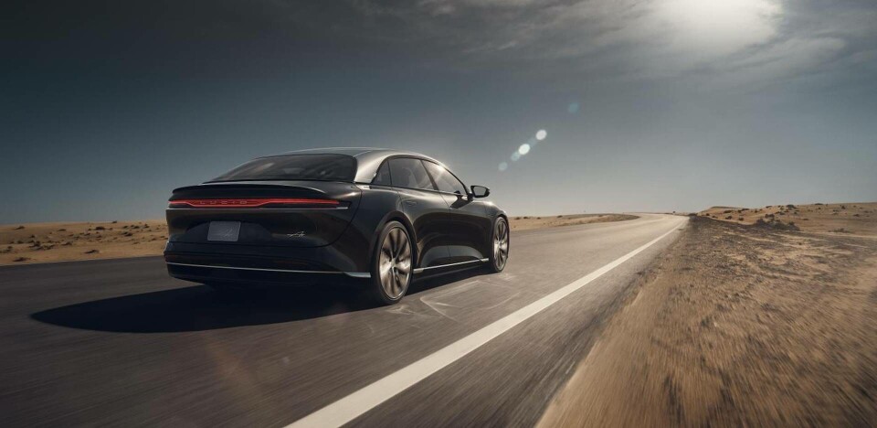 Lucid Motors Air. Foto: Lucid Lucid Motors Air. Foto: Lucid