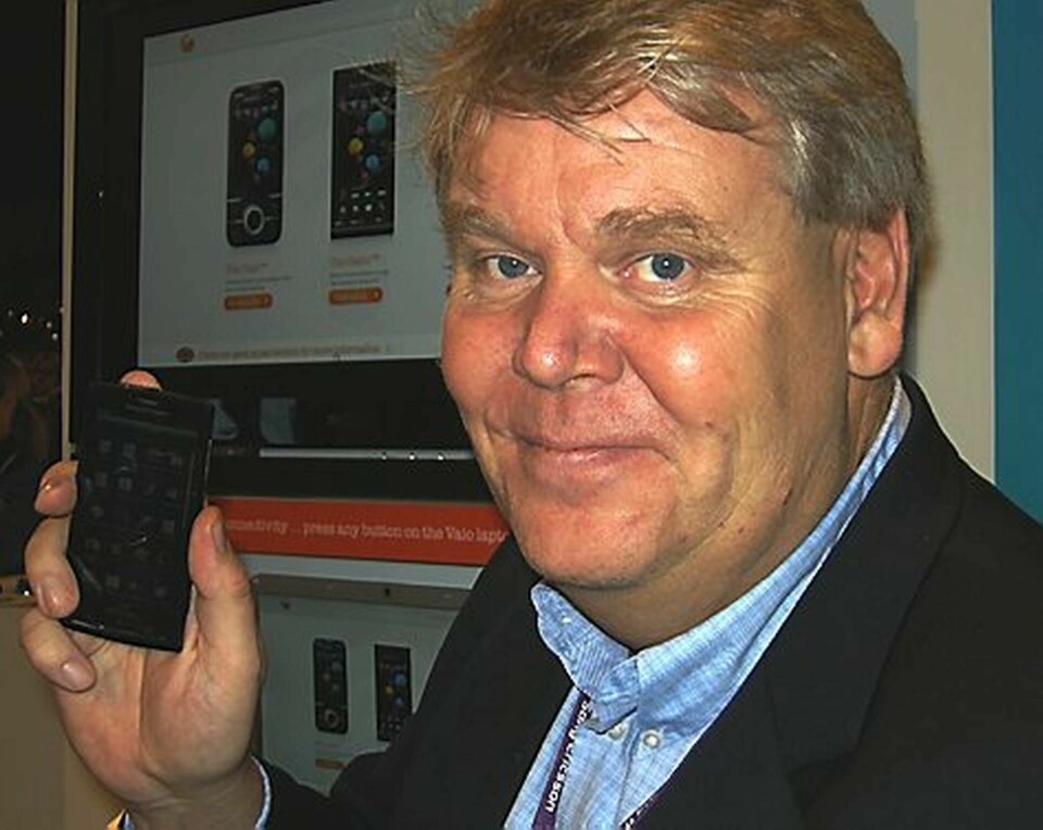 Bert Nordberg, Sony Ericssons nya vd, ska göra företaget lönsamt med större bredd på modellprogrammet - även rena lågprismobiler. Foto: Helen Ahlbom