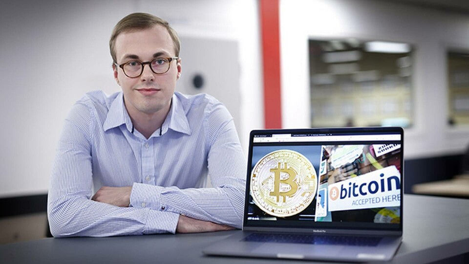 Ludvig Öberg, en av Sveriges främsta experter på bitcoin. Foto: Lasse Hejdenberg Ludvig Öberg, en av Sveriges främsta experter på bitcoin. Foto: Lasse Hejdenberg