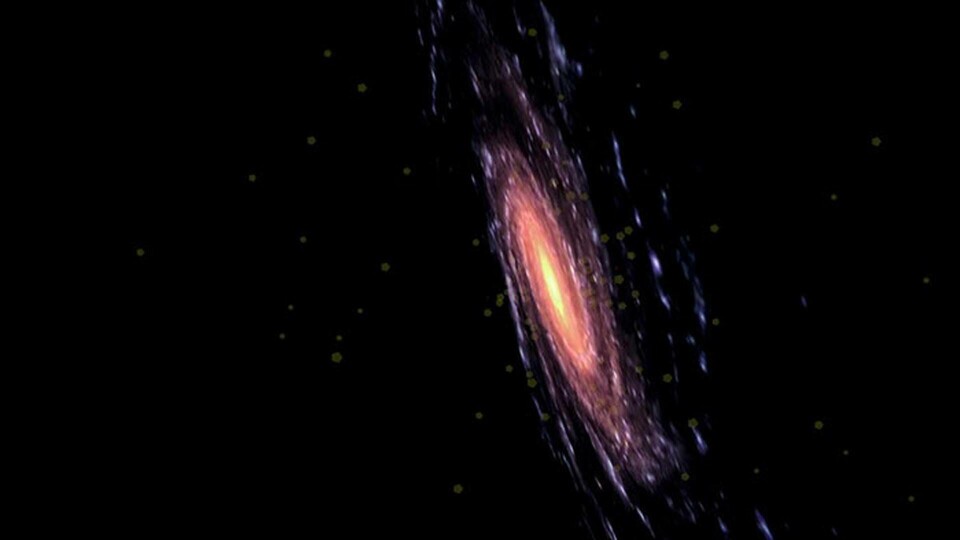 Vintergatan. Foto: Hayden-planetariet Vintergatan. Foto: Hayden-planetariet