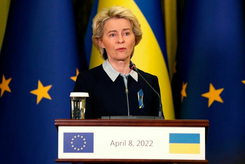 EU-kommissionens ordförande Ursula von der Leyen. Arkivbild. Foto: Adam Schreck/AP/TT