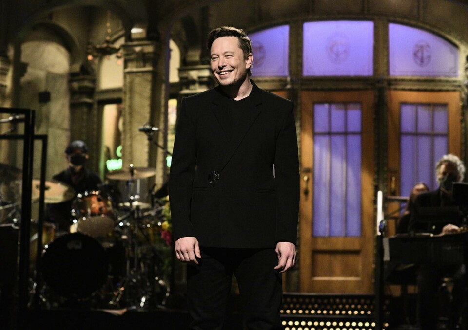 Elon Musk framträdde nyligen som gästvärd för tv-programmet 'Saturday night live'. Foto: Will Heath/AP/TT Elon Musk framträdde nyligen som gästvärd för tv-programmet 'Saturday night live'. Foto: Will Heath/AP/TT