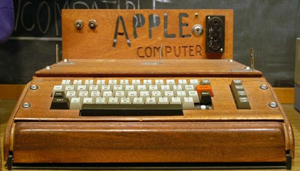 Hölje och tangentbord fick köparna av Apple 1 fixa själv. Foto: Ed Uthman