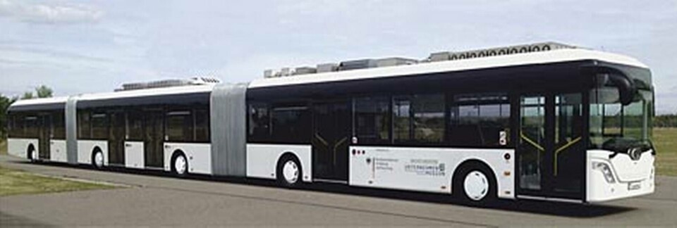 256 passsagerare rymmer den 30 meter långa Auto Tram Extra Grand Foto: Fraunhofer IVI 256 passsagerare rymmer den 30 meter långa Auto Tram Extra Grand Foto: Fraunhofer IVI