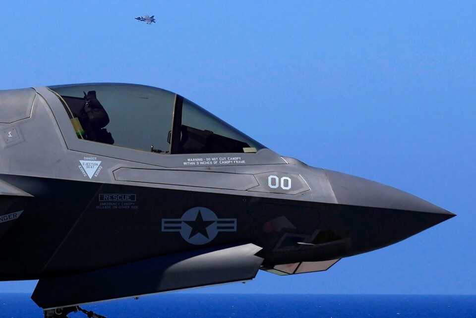 Lockheed Martin F-35. Foto: Petros Karadjias/AP/TT Lockheed Martin F-35. Foto: Petros Karadjias/AP/TT