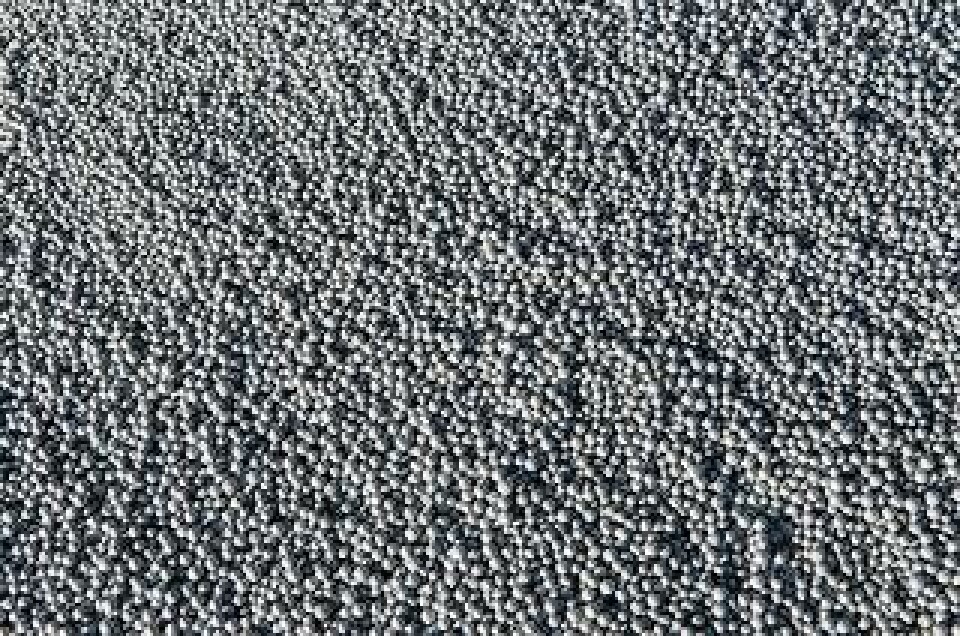 Små mikrokulor av polystyren. Foto: Alamy
